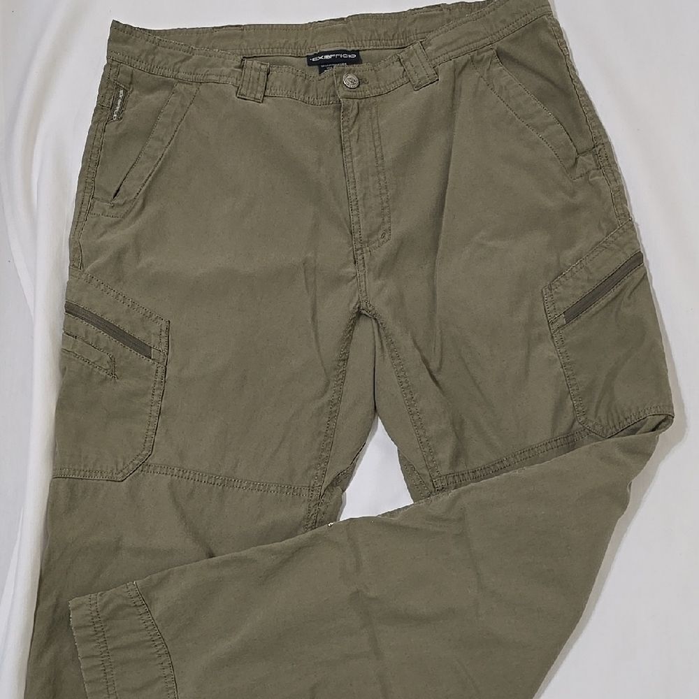 ExOfficio Cargo Pants with Relaxed Fit and Sturdy Cotton/nylon Fabric 36